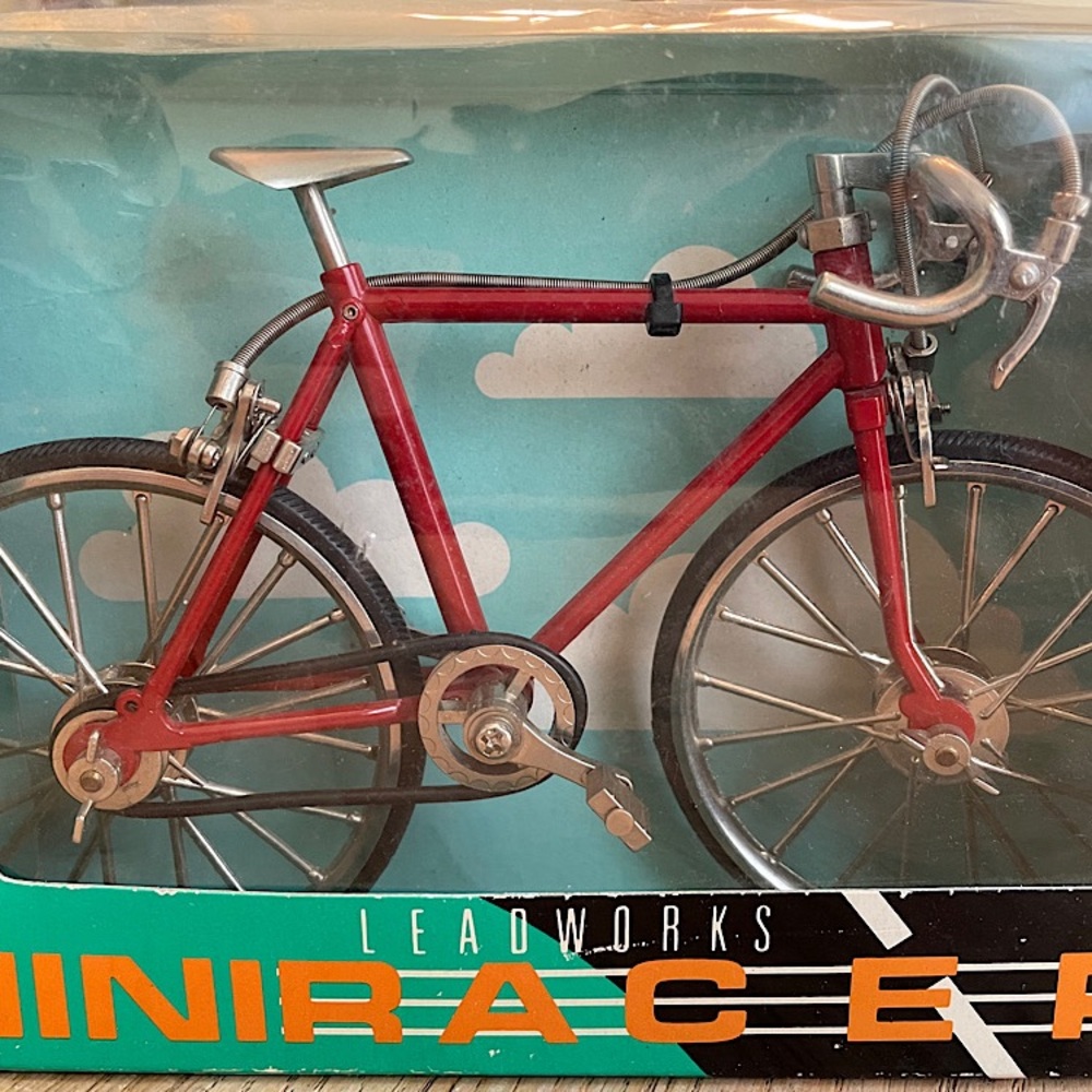 NIB Vintage Ironworks Festiva Mini Racer Miniature Bicycle Collectible